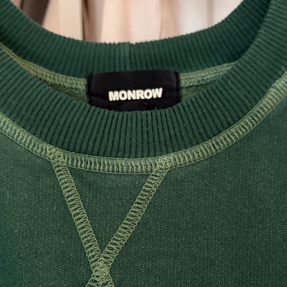 Monrow Supersoft Raglan Sweatshirt - Picture 2 of 3